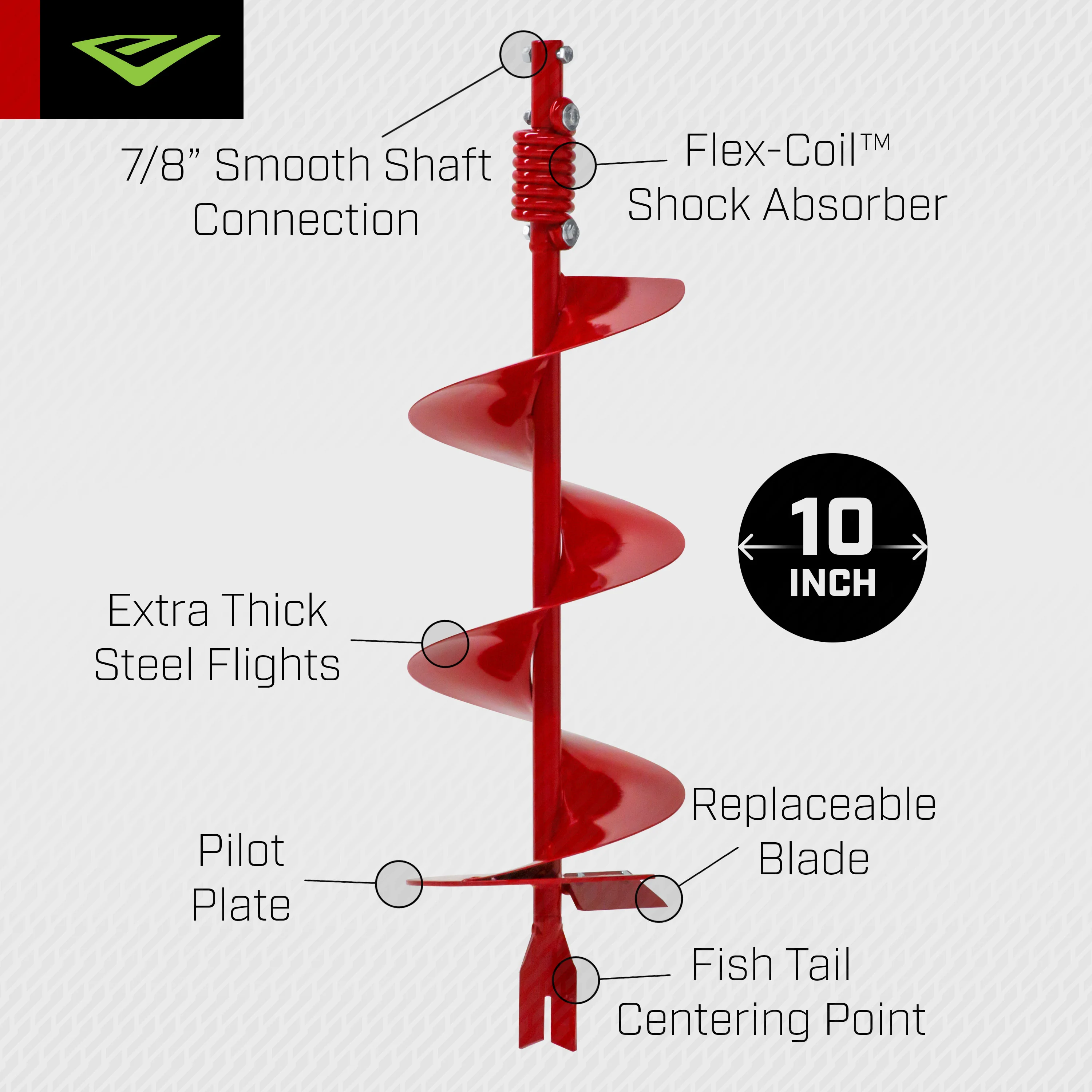 10" Earth Auger Bit (EA10F) - Image 3