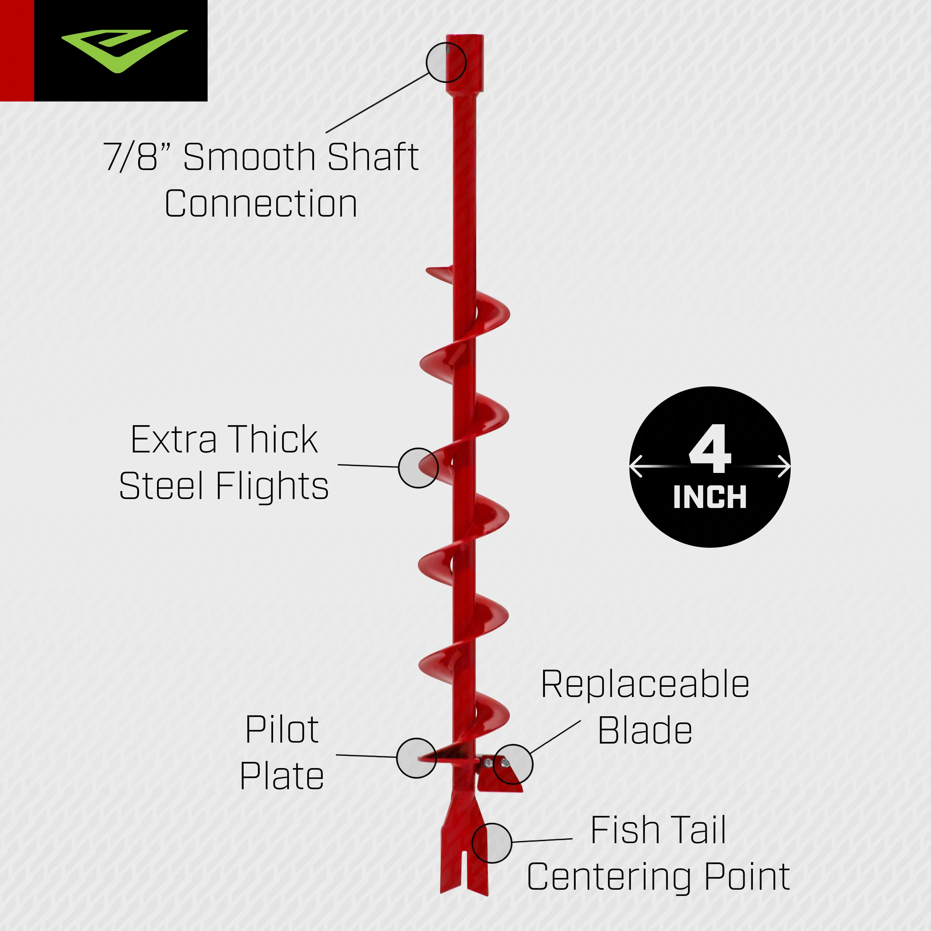 4" Earth Auger Bit (EA4F) - Image 3