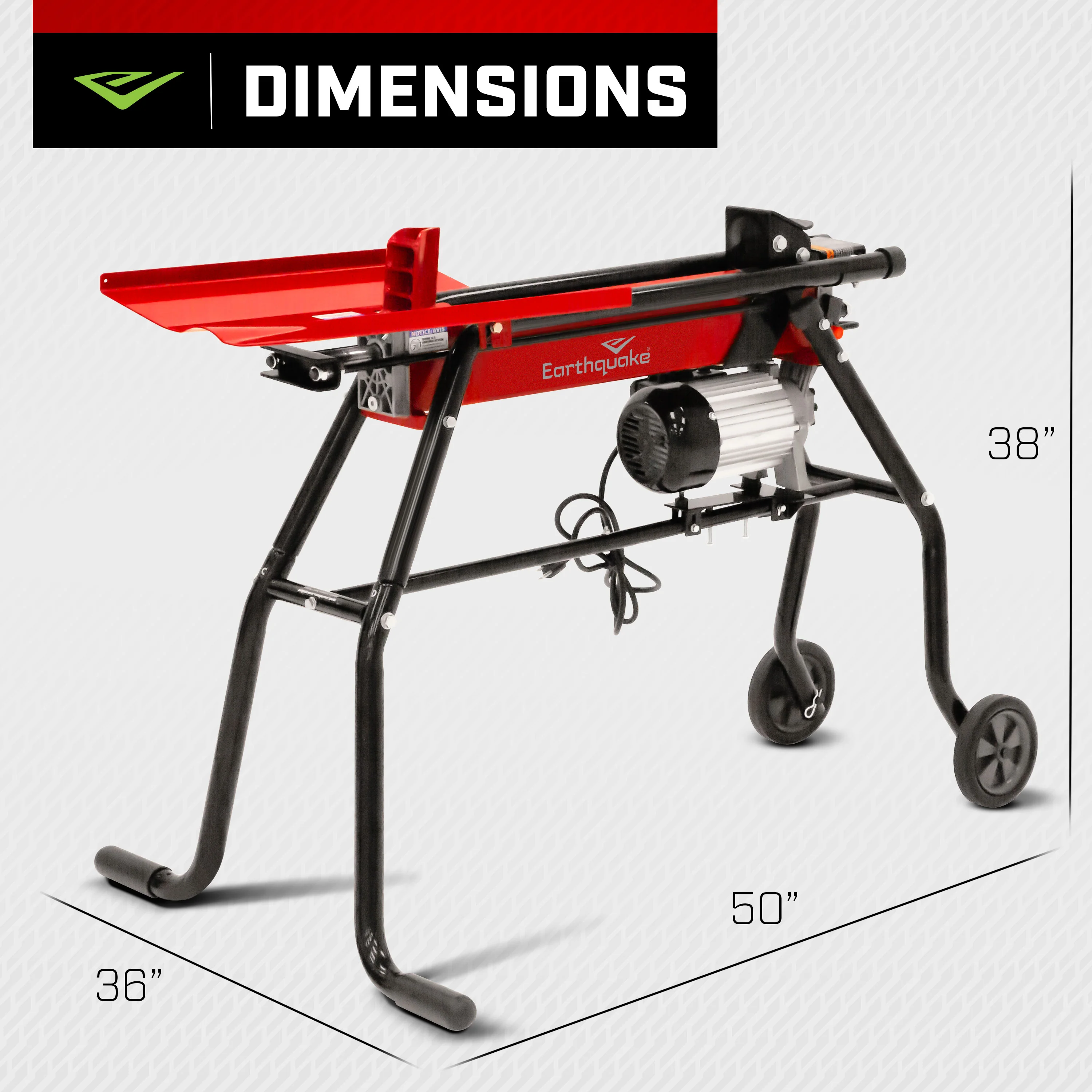 5-Ton Electric Log Splitter w/Stand (44099) - Image 5