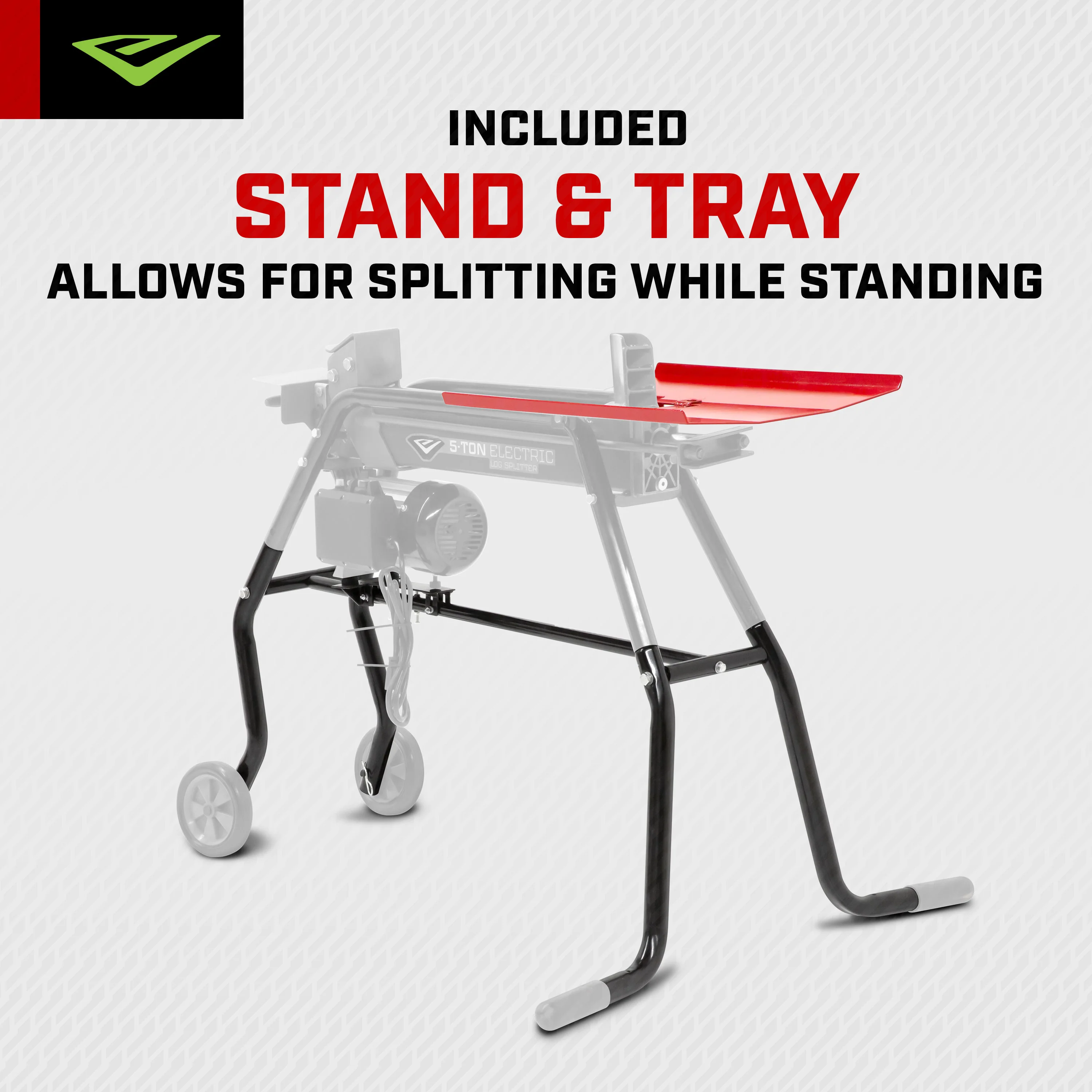 5-Ton Electric Log Splitter w/Stand (44099) - Image 7