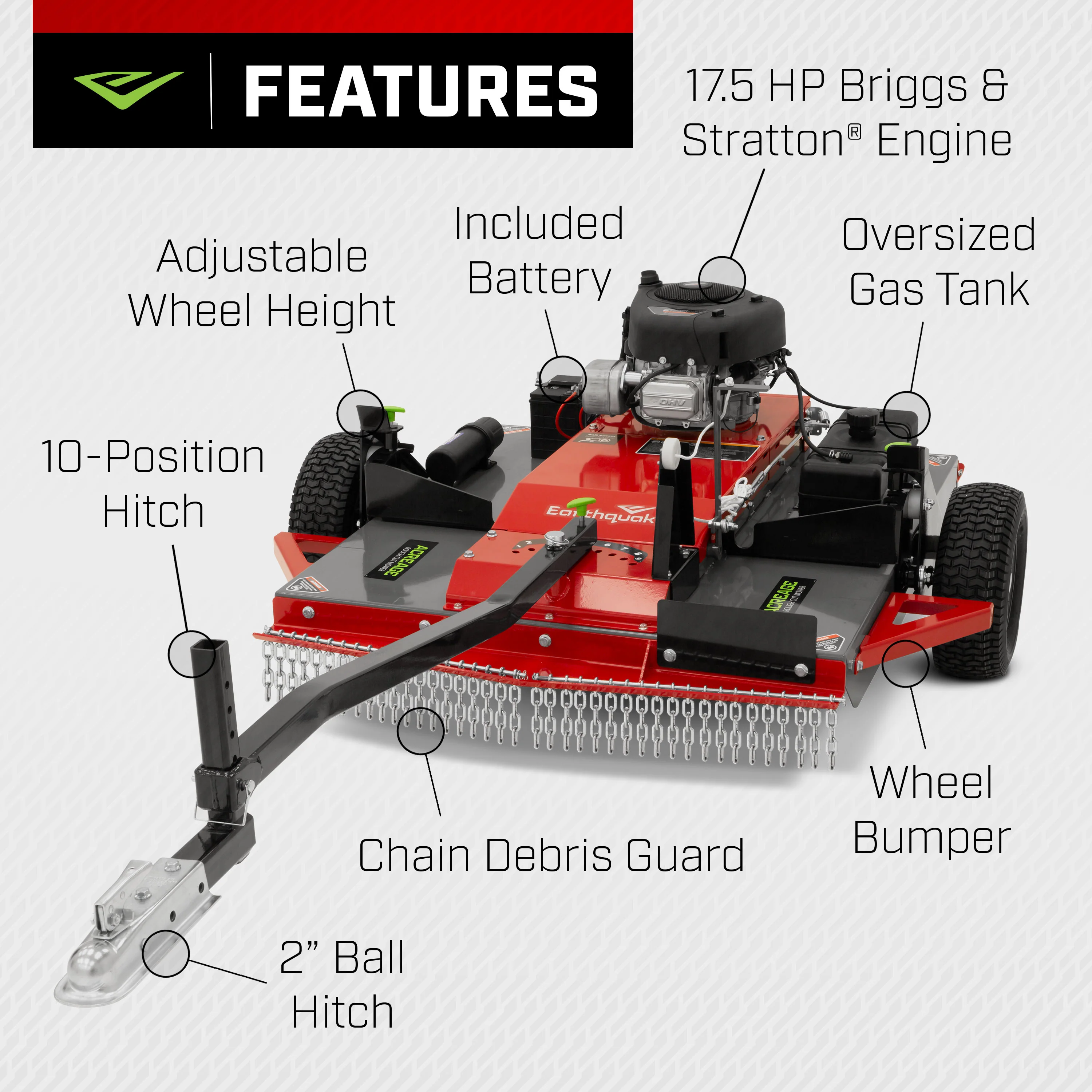 Acreage™ Tow-Behind Rough Cut Mower (42795) - Image 4