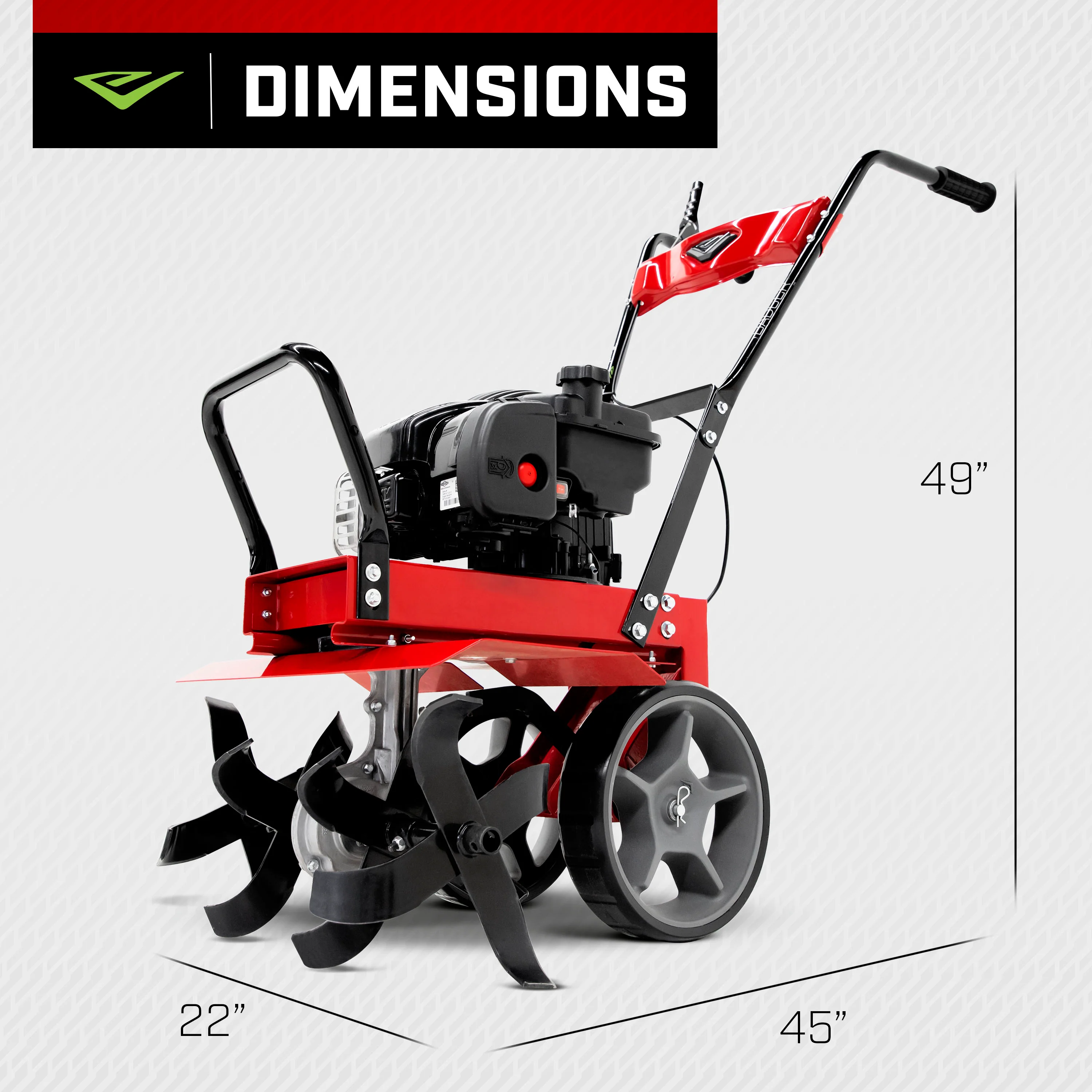 Badger™ 140cc Front Tine Tiller (38040) - Image 4
