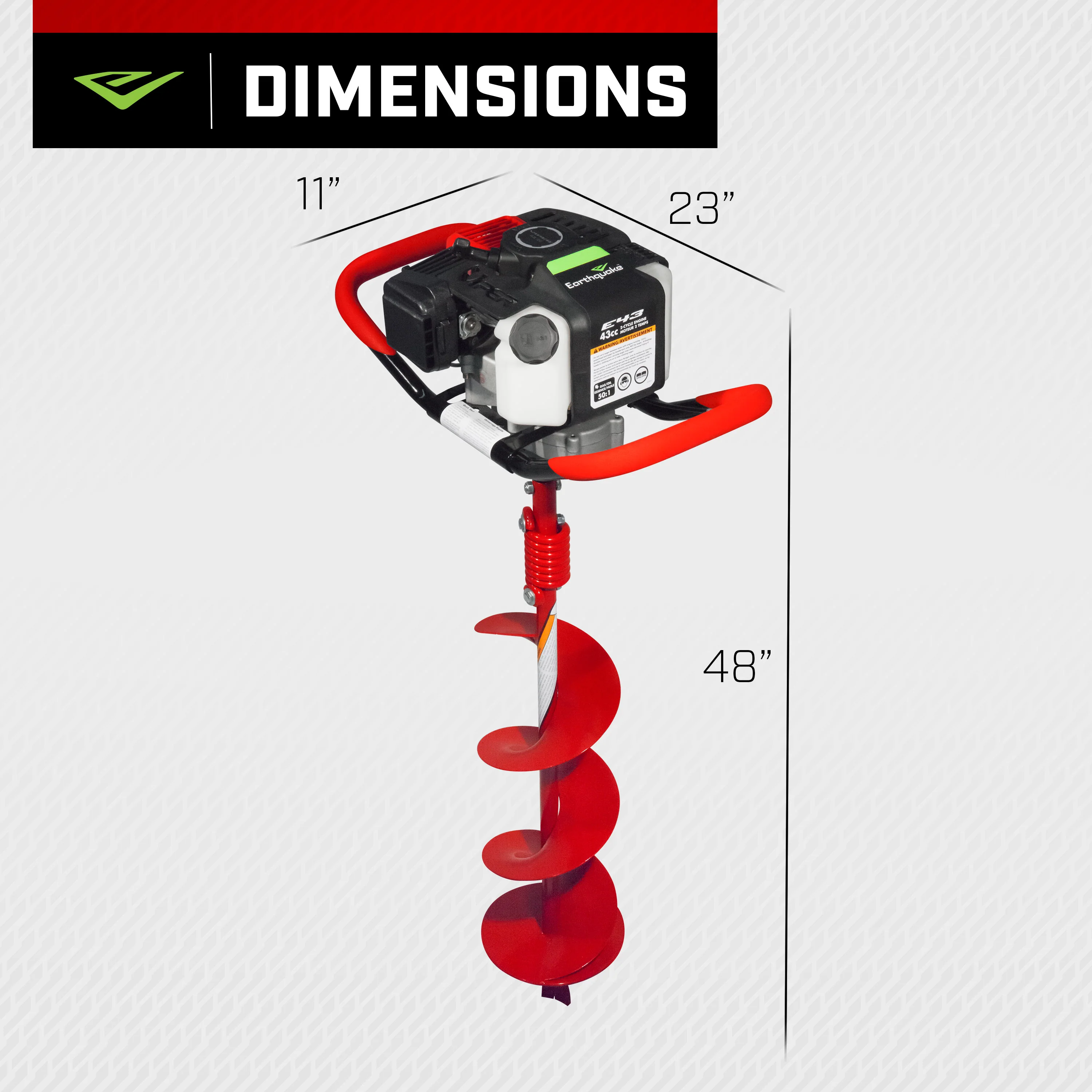 E43™ Earth Auger Combo - 6" (38936) - Image 5
