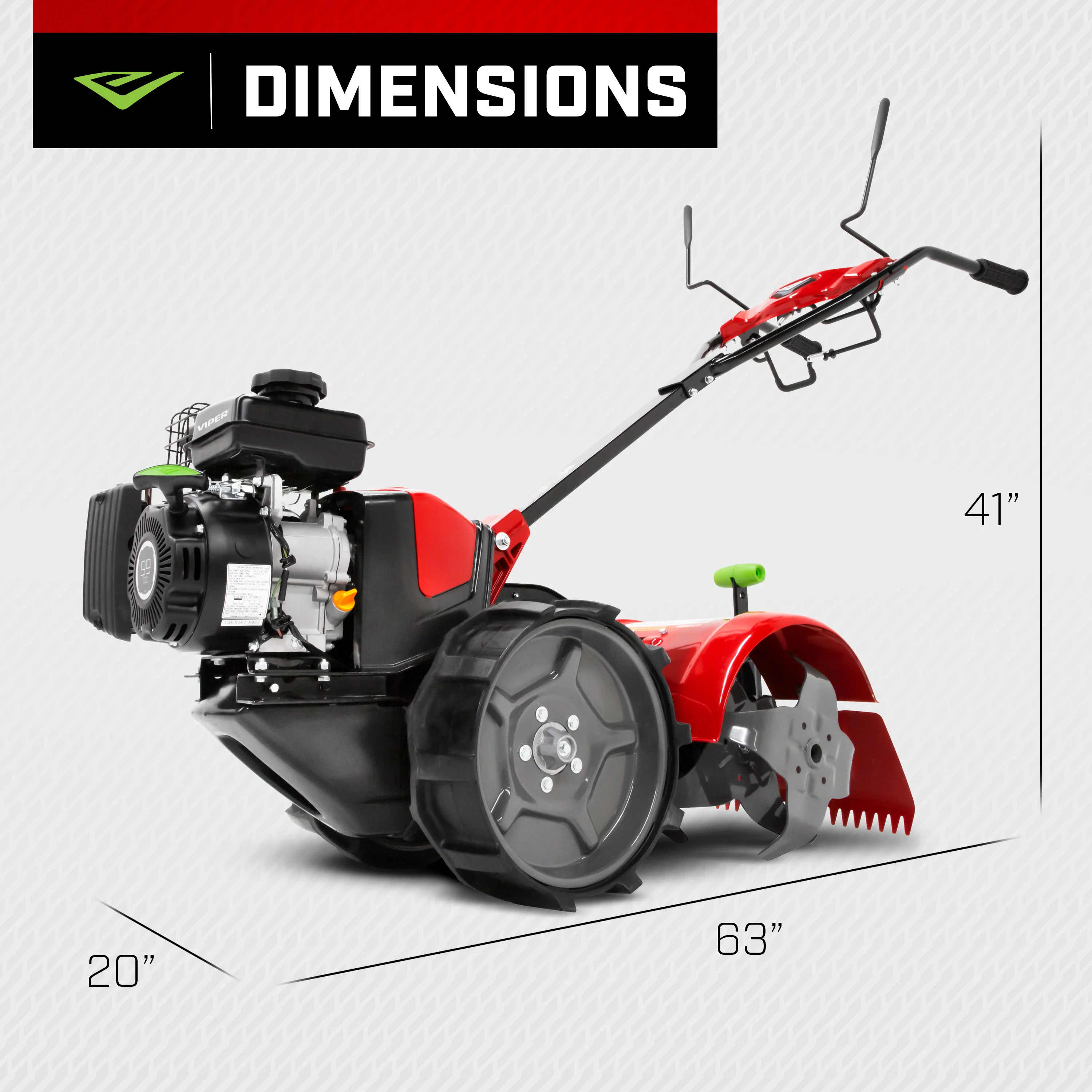 Pioneer® 99cc Rear Tine Tiller (37037) - Image 5