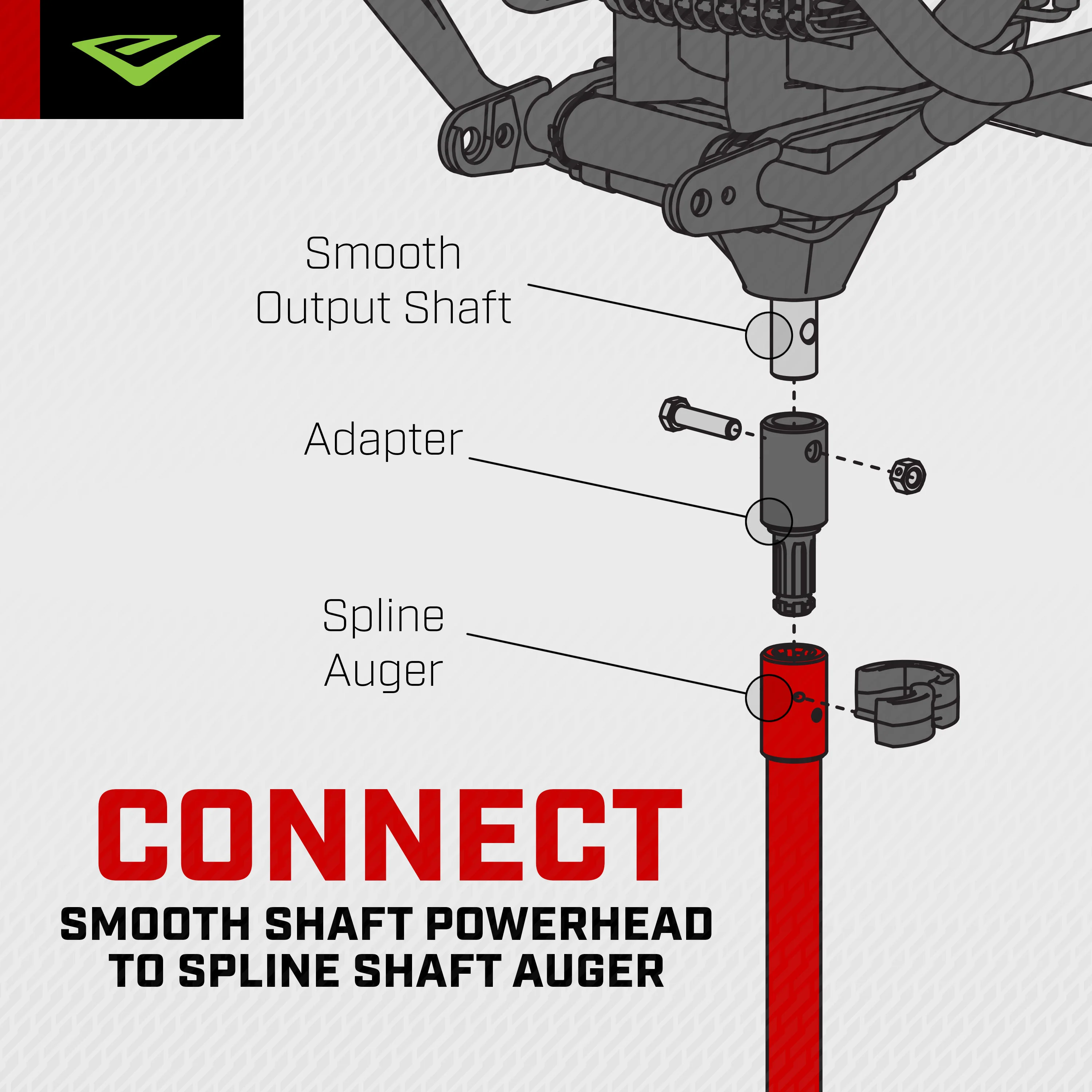 Smooth to Spline Auger Adapter (43765) - Image 4