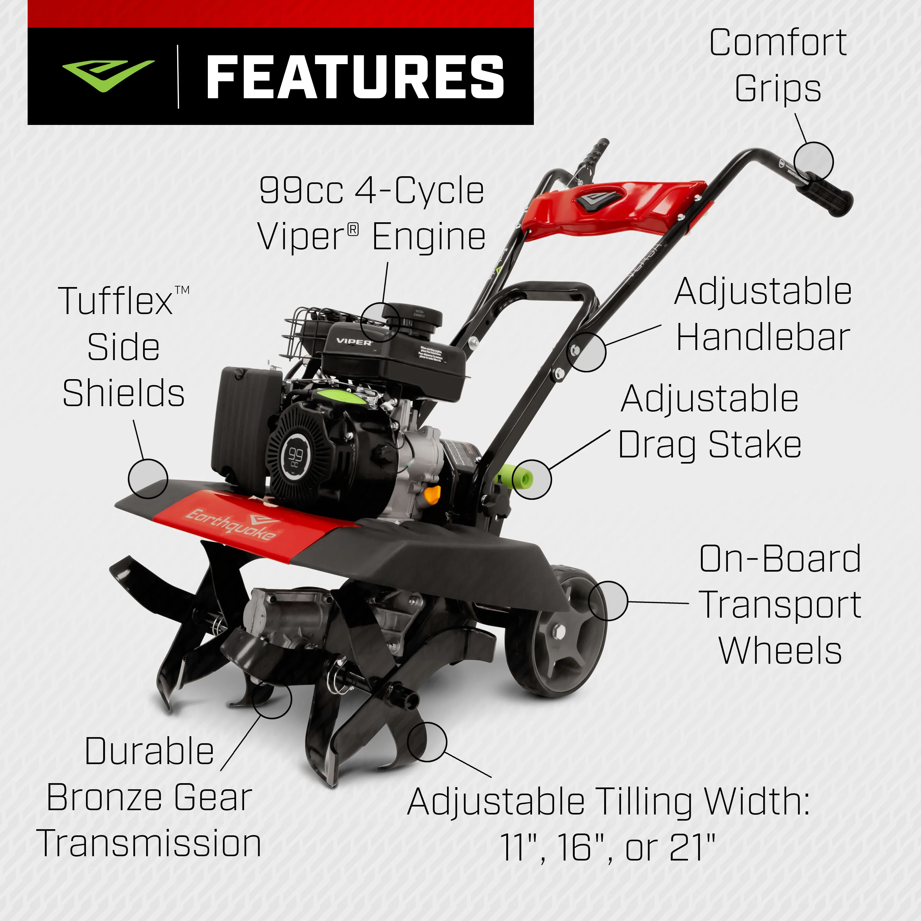 Versa™ 99cc Front Tine Tiller (20015) - Image 4