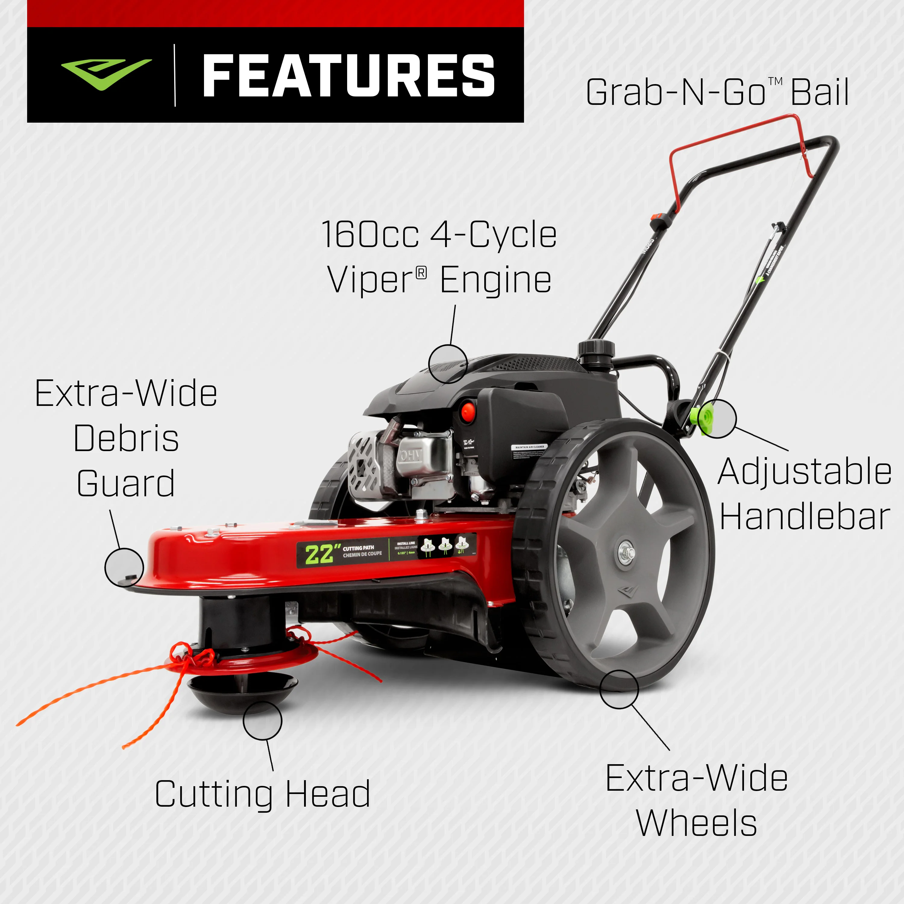 Walk-Behind String Mower (40314) - Image 4